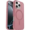 Image de Coque OtterBox Symmetry Series Clear MagSafe pour iPhone 16 Pro, Antichoc, anti-chute, fine, supporte 3x plus de chutes que la norme militaire, Transparent/Rose