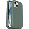Image de Coque OtterBox Defender Series MagSafe pour iPhone 16e, 15, 14, 13, antichoc, résistante aux chutes, ultra robuste, coque de protection, supporte 7x plus de chutes que la norme militaire, Vert
