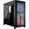 Image de Corsair CORSAIR Geh Midi FRAME 4000X RS Mid-Tower Midi-tower PC-behuizing Zwart 4 voorgeïnstalleerde ventilators, Stoffilter, Zijvenster
