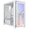 Image de Corsair CORSAIR Geh Midi FRAME 4000X RS Mid-Towe Midi-tower PC-behuizing Wit 4 voorgeïnstalleerde ventilators, Stoffilter, Zijvenster