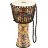 Image de Meinl Percussion Tambour Djembe Rope Tuned Travel Series 30 cm avec peau de chèvre - Instrument de musique pour enfants et adultes - Kenyan Quilt (PADJ2-L-G)