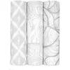 Image de aden + anais Swaddle Couverture - Pack of 3, Culture Club | Soft Soft 120x120cm | Grand 100% Respirant en Mousseline de Mousseline en Coton enveloppe de Swaddle pour Les bébés Filles et garçons