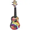 Image de Ortega Guitars Ukulélé Soprano Acoustique   Série Keiki K2   Accessoires Inclus   Agathis/ABS, Peace  68 (K2-68)
