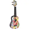 Image de Ortega Guitars Ukulélé Soprano Acoustique   Série Keiki K2   Accessoires Inclus   Agathis/ABS, El Muerto (K2-EM)
