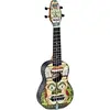 Image de Ortega Guitars Ukulélé Soprano Acoustique   Série Keiki K2   Accessoires Inclus   Agathis/ABS, Totem (K2-TM)