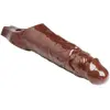 Image de Real Ample Penis Enhancer Sheath - Brown