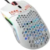 Image de Glorious Gaming Model O- (Petite) Souris de jeu filaire - Design nid d abeille 58 g, RGB, capteur Pixart 3360, switches Omron, ambidextre - Blanc brillant