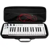 Image de Analog Cases PULSE Case pour Arturia KeyStep Pro ou synthétiseurs comparables (étui de transport en EVA/nylon moulé durable, poignée moulée, pochette en filet intégrée), Noir