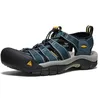 Image de KEEN Homme Newport H2 Sandale, Navy Medium Gray, 42 EU