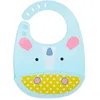 Image de SkipHop Zoo Fold and Go Bavoir en silicone Motif licorne