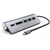 Image de Satechi ST-TCHCRM ST-TCHCRM USB-hub 3 poorten USB-A, SD, Micro-SD USB 3.0 5 GBit/s Space grijs