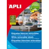 Image de Apli 3054 Étiquettes Lot de 100 feuilles
