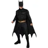 Image de RUBIE'S - DC Officiel - THE BATMAN The Dark Knight Rises - Déguisement Luxe Adulte - Taille L - Costume Rembourré, Masque, Ceinture, Cape et Couvre-Bottes - Pour Halloween, Carnaval ou Noël