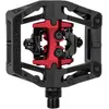 Image de Xpedo Pédales de vélo Mixte Adulte GFX Neo Noir/Rouge 9/16"