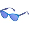 Image de Police SPL086 Lunettes De Soleil, Bleu (Semi Matt TRANSP.Blue), Taille Unique Femme