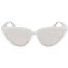 Image de Calvin Klein Jeans Lunettes de soleil pour femme, Blanc., taille unique