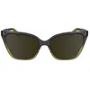 Image de GAFAS CALVIN KLEIN - CK24507S C: VIOLET/BEIGE/EYE SIZE: 57 BRIDGE: 17 HORIZONTAL MEASUREMENT: 57 VERTICAL MEASUREMENT: 45,3 Santé et soins personnels