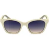 Image de GAFAS CALVIN KLEIN JEANS - CKJ24303S C: IVORY/EYE SIZE: 47 BRIDGE: 17 HORIZONTAL MEASUREMENT: 47 VERTICAL MEASUREMENT: 39 Santé et soins personnels