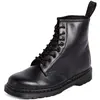 Image de Dr. Martens 1460 Mono Smooth Bottes de combat unisexes pour adulte, Noir, 45 EU