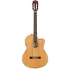 Image de Fender CN-140SCE Guitare acoustique en nylon, touche en noyer, naturel avec étui, livré avec des leçons virtuelles gratuites