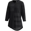 Image de Maillot malicieux pour femme Rayures fendues Noir L