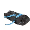 Image de M-WAVE Unisexe - Adulte Rough Ride Saddle M Sacoche de selle de vélo Bleu 46 x 9 x 11 cm