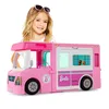 Image de Barbie Camping-Car De Rêve 3-en-1, Entièrement Meublé avec Piscine, Pick-Up 4 Places, Et Bateau, Plus de 60 Accessoires Inclus, Un Camping-Car, Jouet pour Enfant de 3 Ans et Plus, GHL93