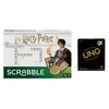 Image de Mattel Games Jeu De Société Minimaliste Gratuit Scrabble + Uno Harry Potter