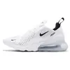 Image de Nike Homme Basket Air Max 270, Blanc Blanc Noir Blanc Blanc Blanc 100, 40 EU