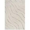Image de Tapis rectangulaire d'intérieur hirsute tissé, collection Floride Shag, SG472, en crème/beige, 99 X 160 cm pour le salon, la chambre ou tout autre espace intérieur par SAFAVIEH.