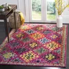 Image de Safavieh Lunya Grand Tapis de Salon rectangulaire pour Une Utilisation en intérieur, Polypropylène, Fuchsia/Multi, 160 X 230 cm