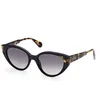 Image de MAX &CO MO0039 Lunettes, Shiny Black, 54/19/140 pour femme, Noir brillant