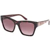 Image de Guess GU00113 Lunettes de Soleil 52F dark havana 55/17/140 Femme