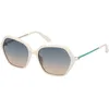 Image de Guess GU00134 Lunettes de Soleil 21P shiny white 55/16/140 Femme