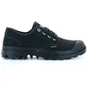 Image de Palladium Pampa Oxford Original - Baskets Unisexes en Toile - Semelle intérieure EVA, Look Authentique, végétalien, Noir, 37 EU