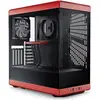 Image de HYTE Y40 Tempered Glass Midi-tower PC-behuizing Zwart-rood