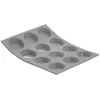 Image de De Buyer - Plaque de 12 mini Tartelettes ELASTOMOULE en mousse de silicone - 21 x 17,6 cm, diamètre 4,5 cm -