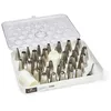 Image de de Buyer - Lot de 35 douilles en acier inoxydable 2114.10, argent, 30 x 24 cm