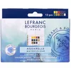 Image de Lefranc Bourgeois Aquarelle Fine Boite Plastique 12 Demi Godets