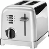 Image de Cuisinart CPT160SE Style Collection 2 Slice, grille-pain 2 tranches, acier inoxydable, 3 fonctions [Bagel/Décongélation/Réchauffage], 6 niveaux de brunissage, tiroir ramasse-miettes amovible, gris