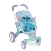 Image de Smoby - Stitch - Poussette + Peluche - Poignée Ergonomique - Roues Avant Orientables et Multidirectionnelles - A Partir de 18 Mois - Fabrication Espagnole