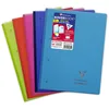 Image de Clairefontaine 4851C Un Bloc de Cours Koverbook Agrafé Grand Côté - A4+ 22,3x29,6 cm - 160 Pages Détachables Petits Carreaux avec Marge Perforées 4 Trous - Couverture Polypro - Couleur Aléatoire