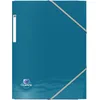 Image de OXFORD Chemise 3 Rabats Oceanis A4 avec Elastique Couverture Polypro Recyclé Opaque Couleur Aléatoire
