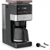 Image de KRUPS Grind KM842810 Machine à café filtre Aroma XL, broyeur conique amovible, panneau de commande numérique, capacité XL (1,5 L), fonction maintien au chaud, verseuse en verre, noir/acier inoxydable