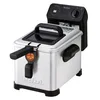 Image de Tefal Filtra Pro Friteuse semi-professionnel, 4L, 2400W, Jusqu'à 4 personnes, Filtre à huile breveté, Inox&Design, Zone froide, Hublot de contrôle, Minuteur digital, Thermostat réglable FR516070