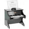 Image de Vilac - Piano Noir - 18 Touches avec 10 partitions - Faire ses premiers pas dans la musique - Instrument de musique enfant - Toucher - Voir - Entendre - A partir de 36 mois - 8296