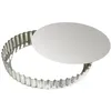 Image de Gobel 126420 Moule Tourtière Ronde Cannelée Fond Mobile Fer Blanc Ø 20 cm