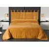 Image de Linder Jeté de lit Firenze Effet Velour Couverture lit Coloris Jaune en 180x240cm