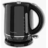Image de TERRAILLON -DIAMANT NOIR - Bouilloire Electrique 1,5L, 2200W, Base pivotante 360°, Arrêt Automatique et bouton rétroéclairé, Indicateur de niveau d'eau, Base reliefée effet Diamant, Noir