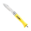 Image de Opinel - N°09 Couteau de Bricolage Jaune - Lame Inox Coupe-Fil & Dénudeur - Manche avec 2 Embouts de Tournevis - Bague de Sécurité Virobloc - Fabrication France